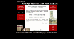 Desktop Screenshot of antiquarenbeurs-mechelen.com