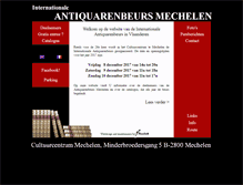 Tablet Screenshot of antiquarenbeurs-mechelen.com